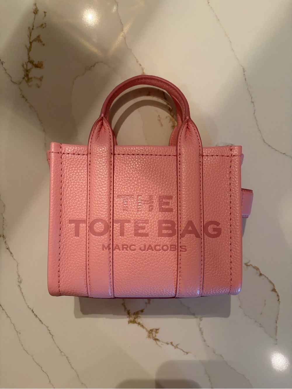 MARC JACOBS Mini Tote Bag NWT Ribbon Pink